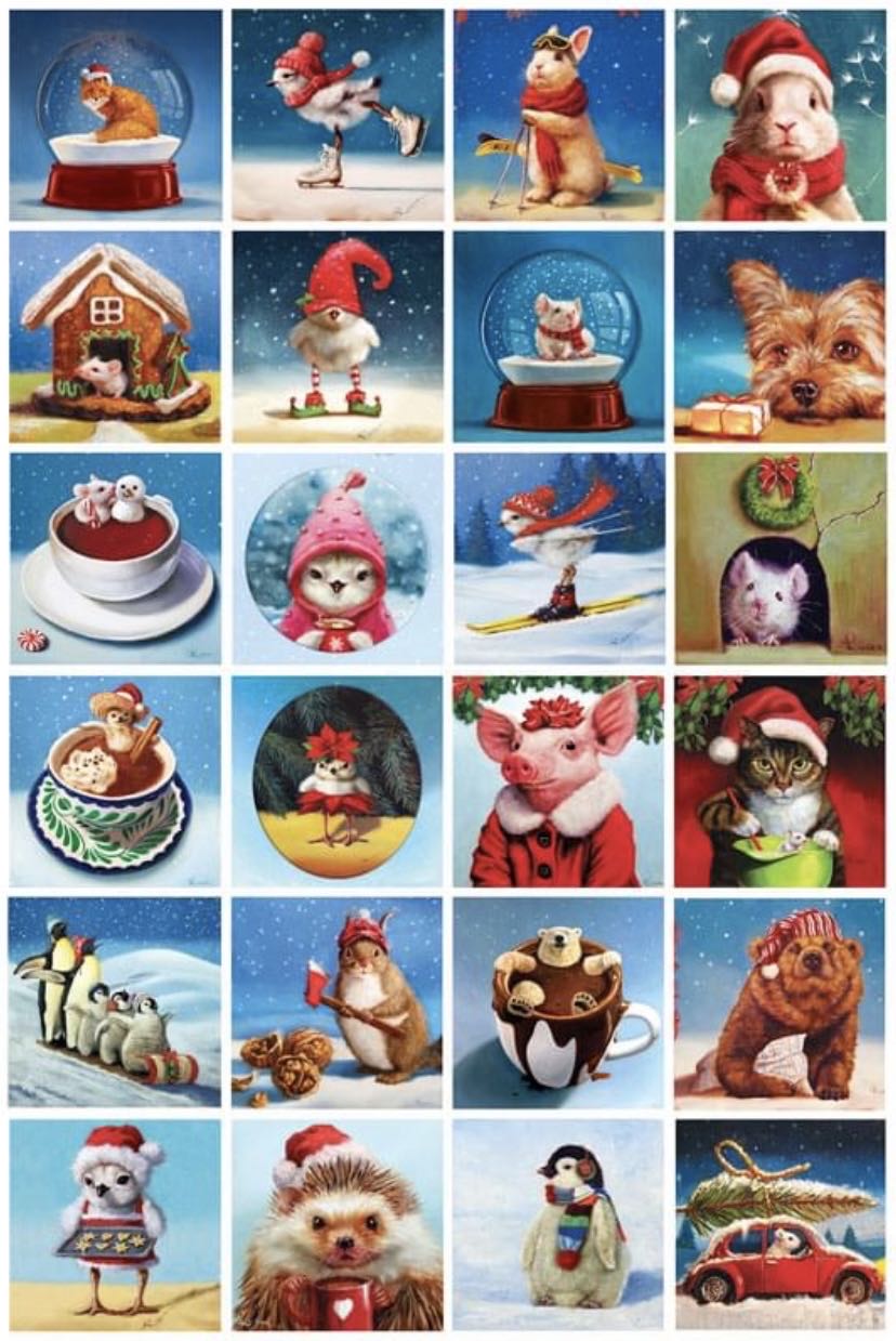 Christmas Animals - Advent Calendar - Eurographics puzzle collectible - Main Image 2