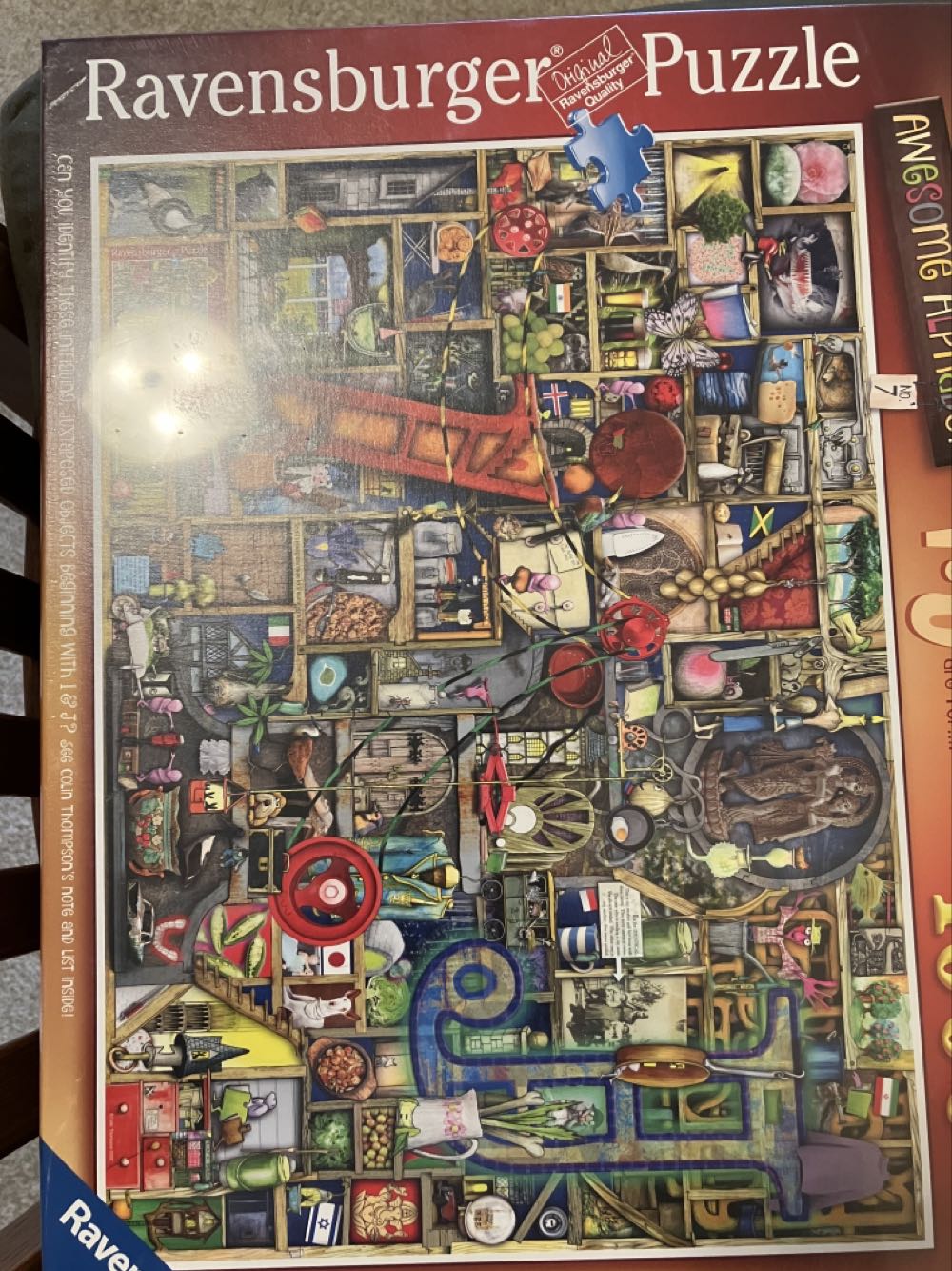 3D Crystal Puzzle Leopard (gold/brown)