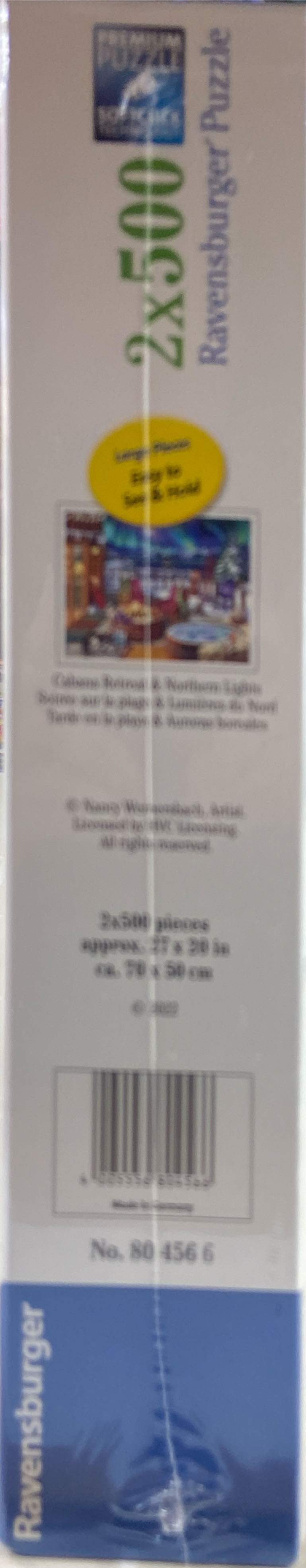Cabana Retreat & Northern Lights - Ravensburger puzzle collectible [Barcode 4005556804566] - Main Image 2