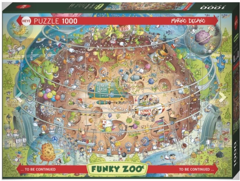Heye - Funky Zoo: Cosmic Habitat - HEYE puzzle collectible - Main Image 1