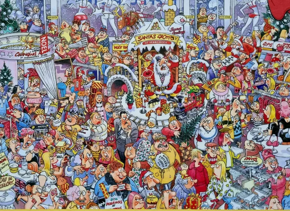 Christmas Shopping Limited Edition/Noel - Jumbo puzzle collectible [Barcode 8710126014813] - Main Image 2