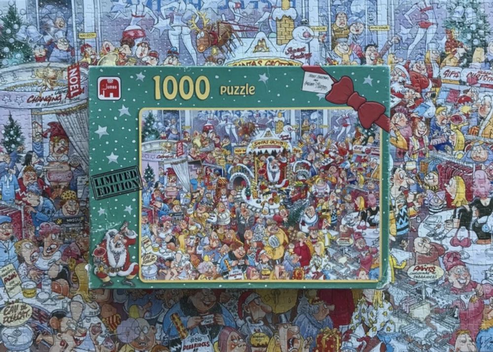 Christmas Shopping Limited Edition/Noel - Jumbo puzzle collectible [Barcode 8710126014813] - Main Image 4