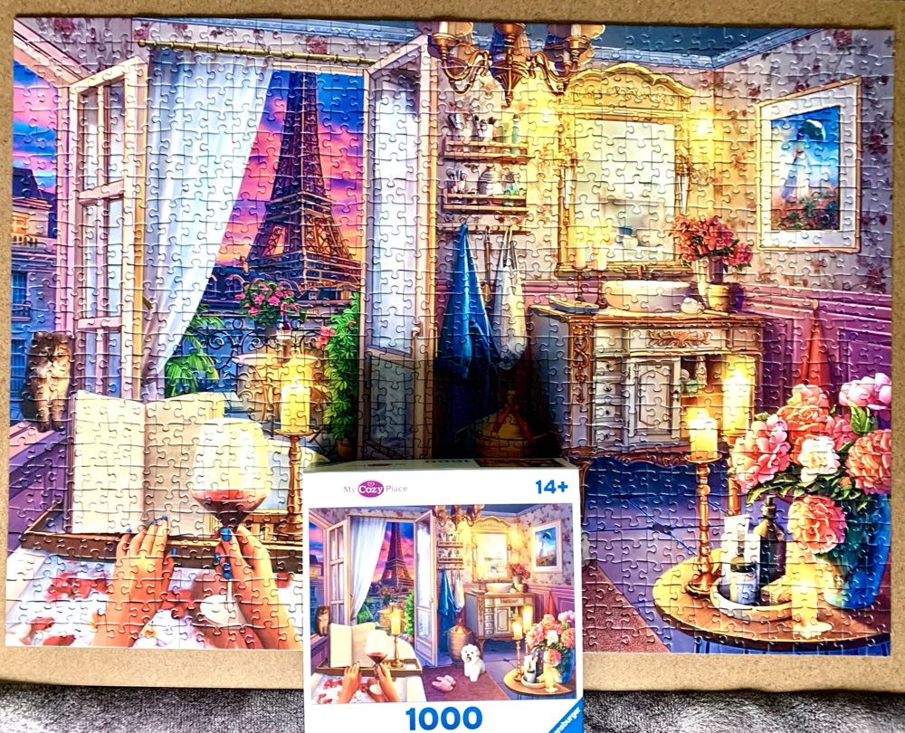 My Cozy Place - Cozy Bathroom (1 Keep) - Ravensburger puzzle collectible [Barcode 4005556803736] - Main Image 3
