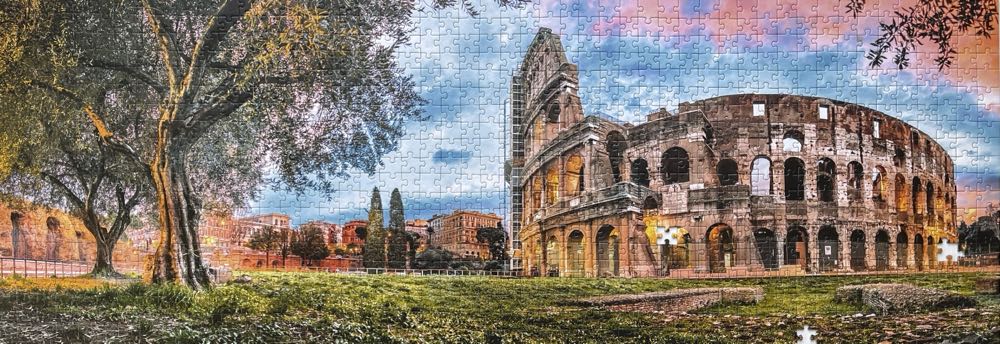 Colosseum At Dawn Panorama - Trefl puzzle collectible [Barcode 5900511290301] - Main Image 2