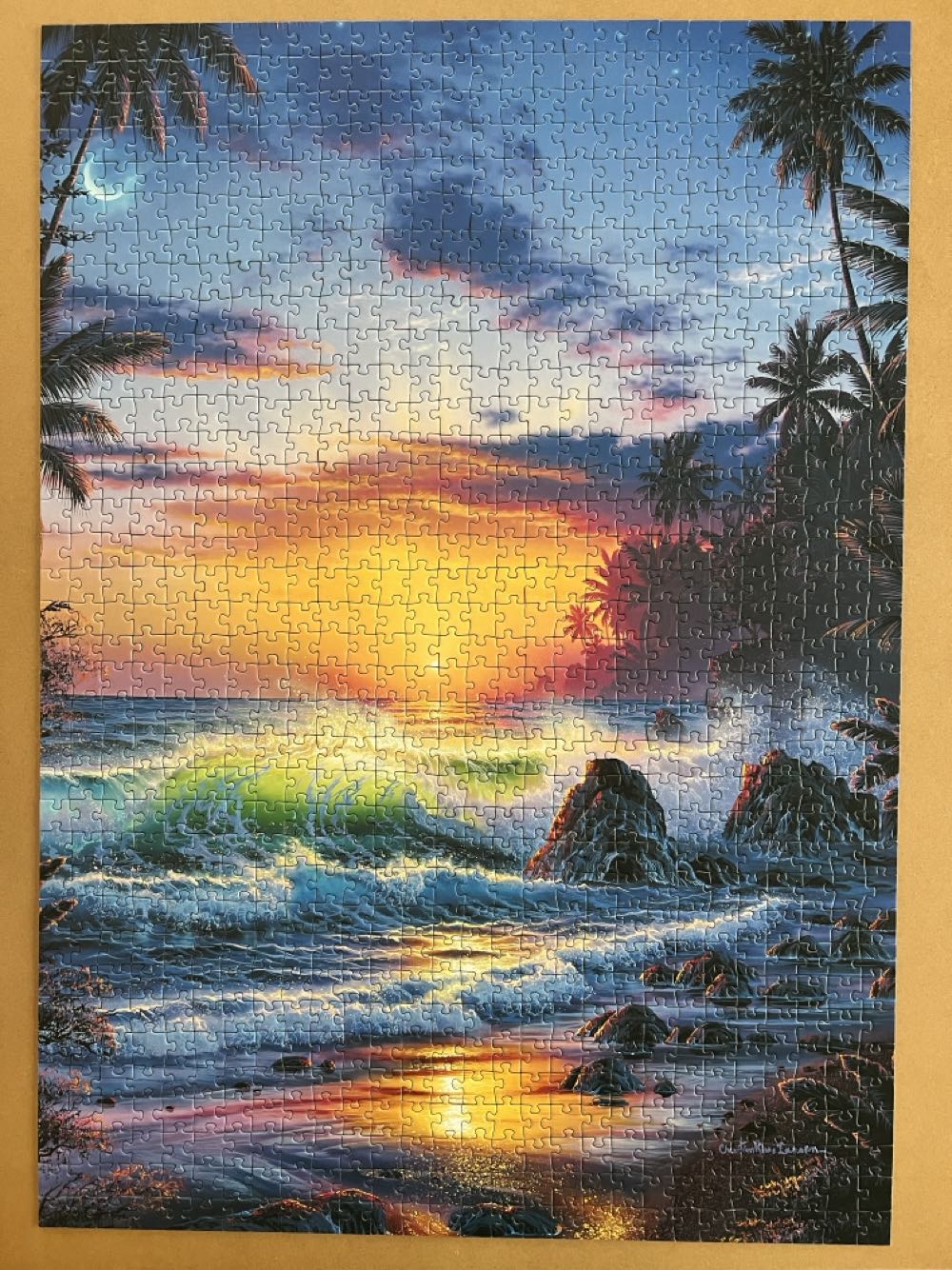 Island Sunrise - Ravensburger puzzle collectible [Barcode 4005556156504] - Main Image 2