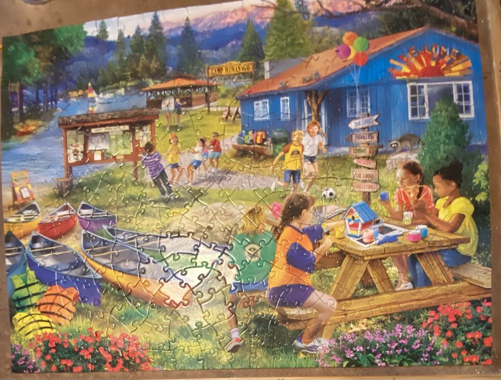 Camp Wiwanago - Masterpieces, Inc. puzzle collectible [Barcode 705988322235] - Main Image 2