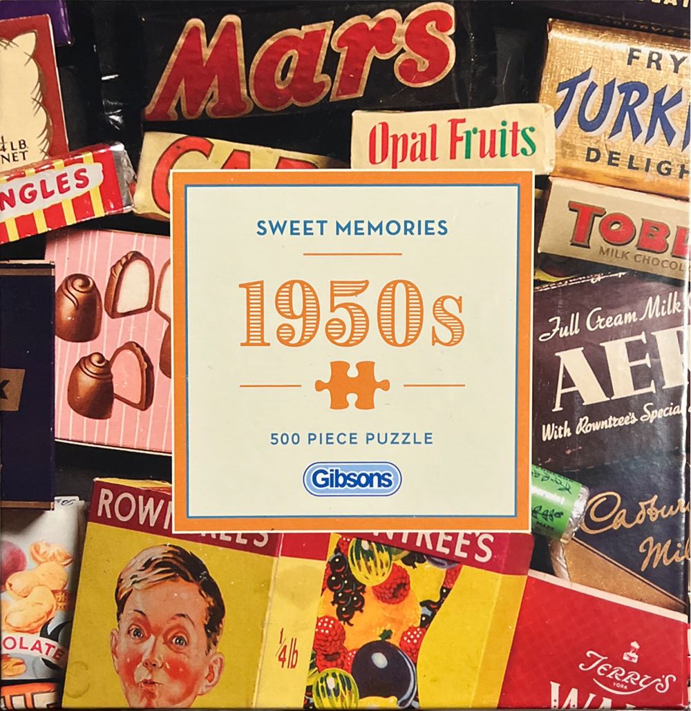 Sweet Memories 1950’s - Gibsons puzzle collectible [Barcode 5012269034400] - Main Image 2