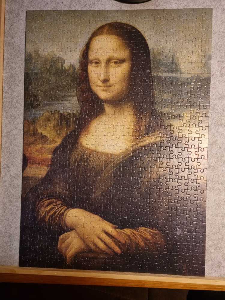 Mona Lisa - Jumbo puzzle collectible [Barcode 8710126818664] - Main Image 3