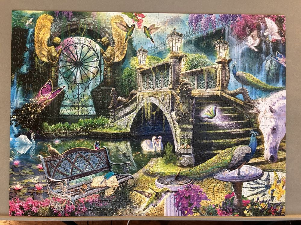 Enchanted Garden - Buffalo Games puzzle collectible [Barcode 079346118755] - Main Image 2
