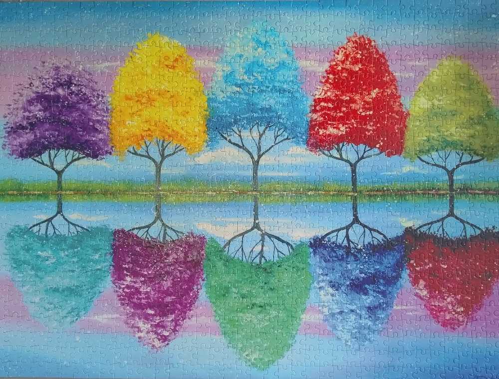 Each Tree Has Its Own Colorful History - Enjoy Puzzle puzzle collectible [Barcode 5949194017027] - Main Image 2