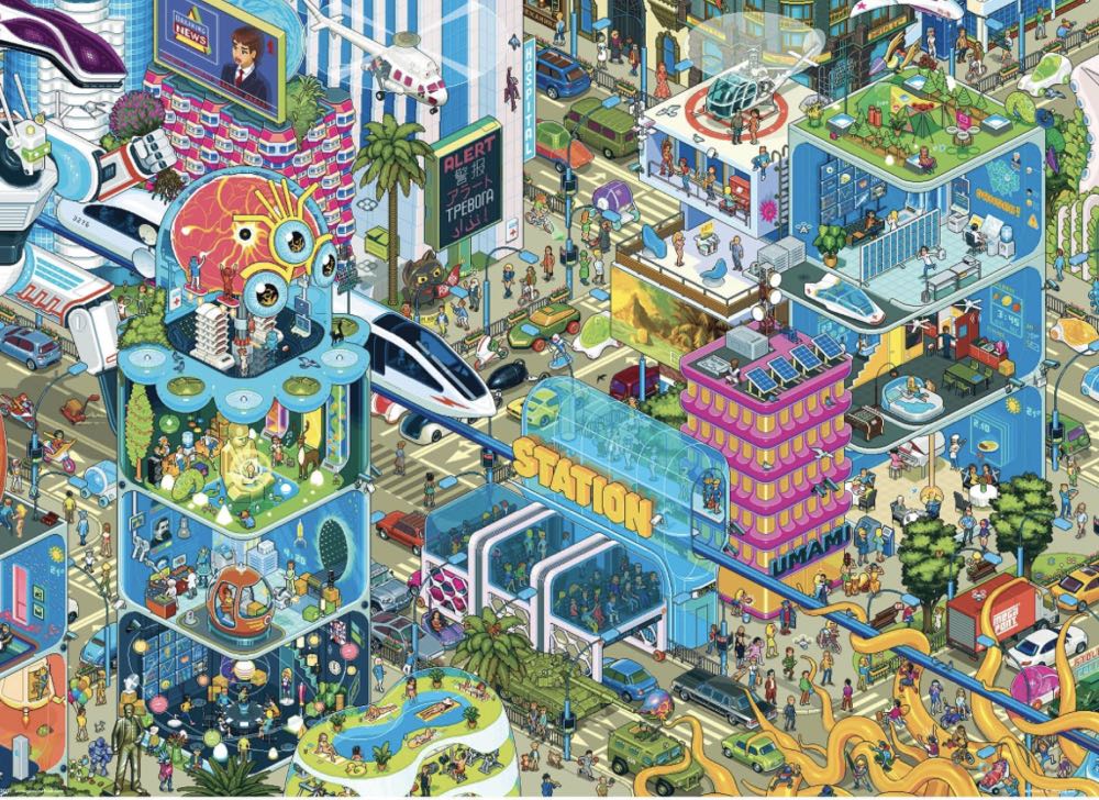 Megapolis - Genuine Fred puzzle collectible [Barcode 728987038013] - Main Image 2