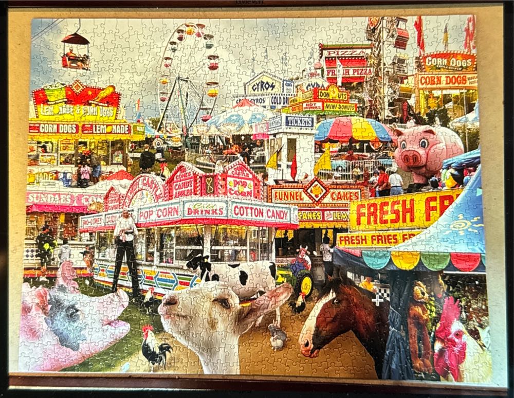 Country Fair C - White Mountain puzzle collectible - Main Image 2
