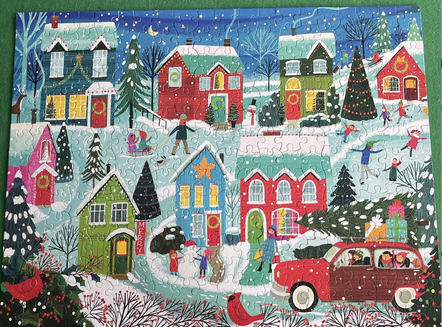 Festive Frolics  X  ✓ - Ceaco puzzle collectible - Main Image 2