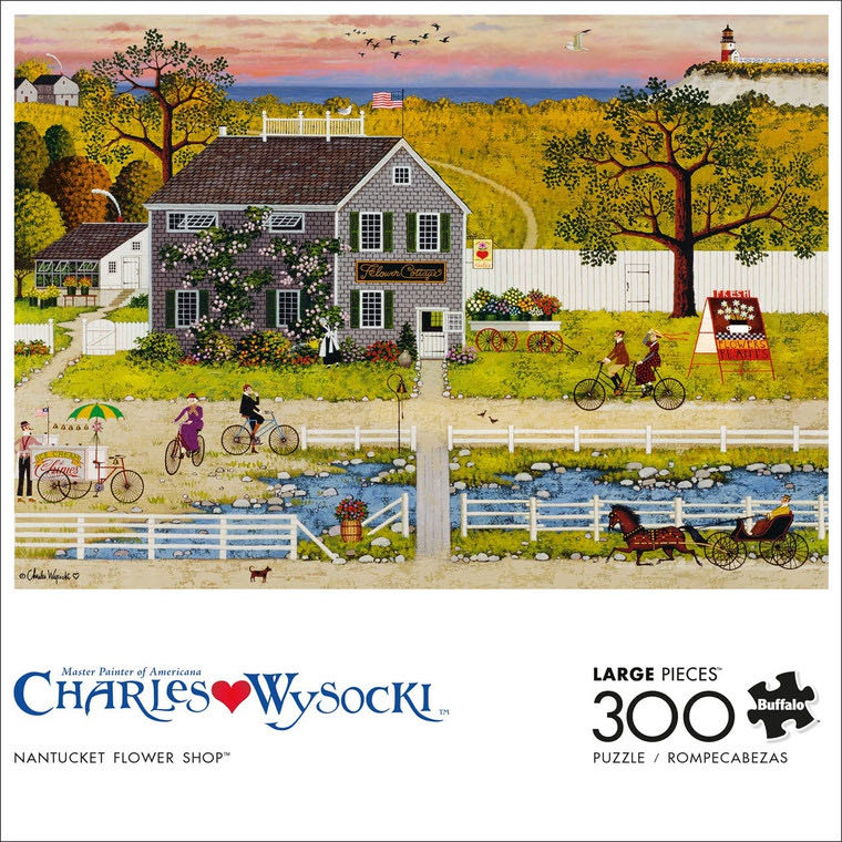 Nantucket Flower Shop - Buffalo Games puzzle collectible - Main Image 2