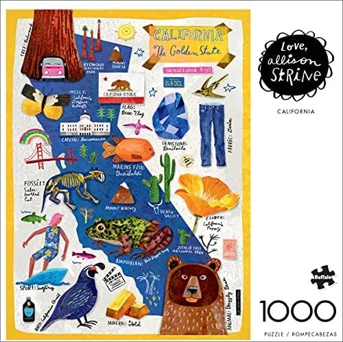 California - SOLD - Buffalo puzzle collectible - Main Image 1
