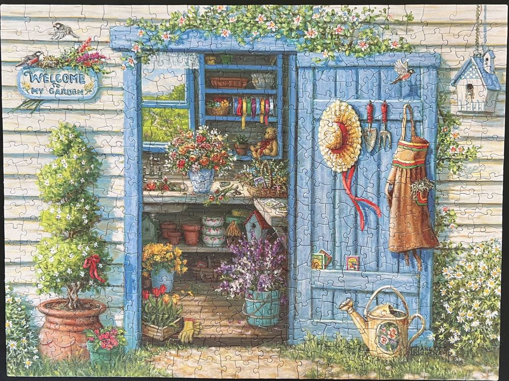 Welcome To My Garden - 419, 6/24/23 - Cobble Hill puzzle collectible [Barcode 625012520492] - Main Image 2