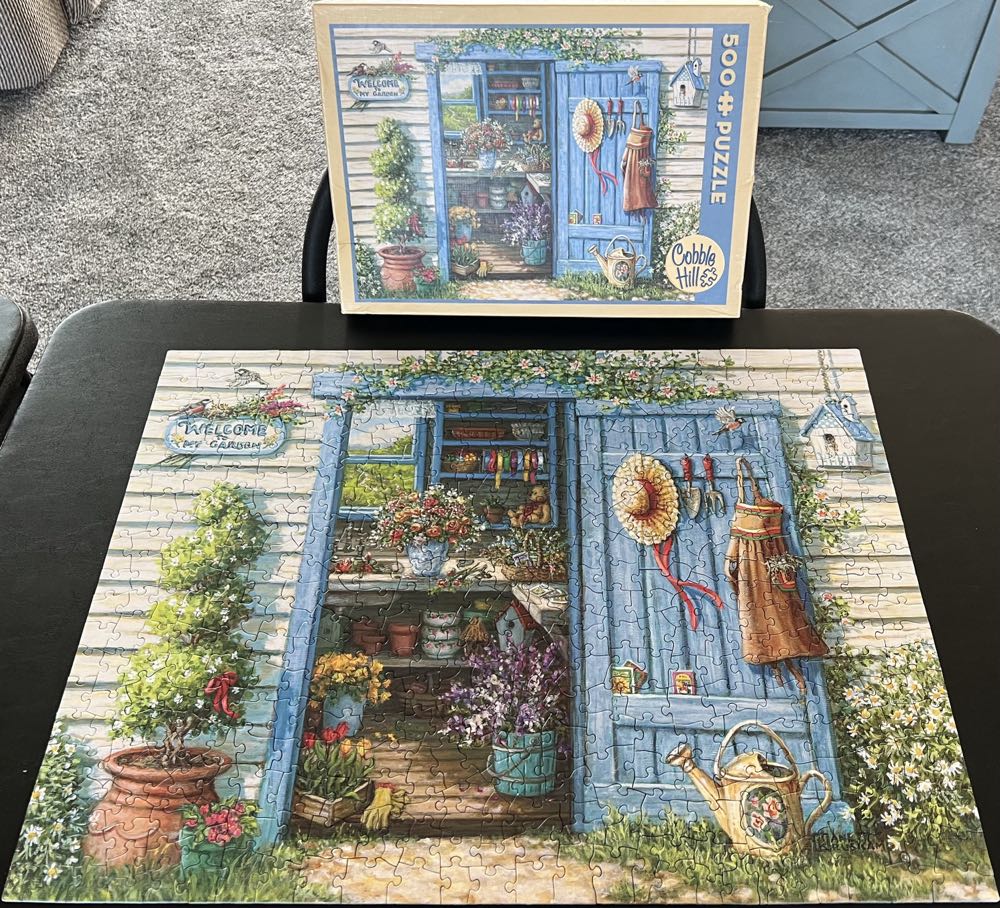 Welcome To My Garden - 419, 6/24/23 - Cobble Hill puzzle collectible [Barcode 625012520492] - Main Image 3