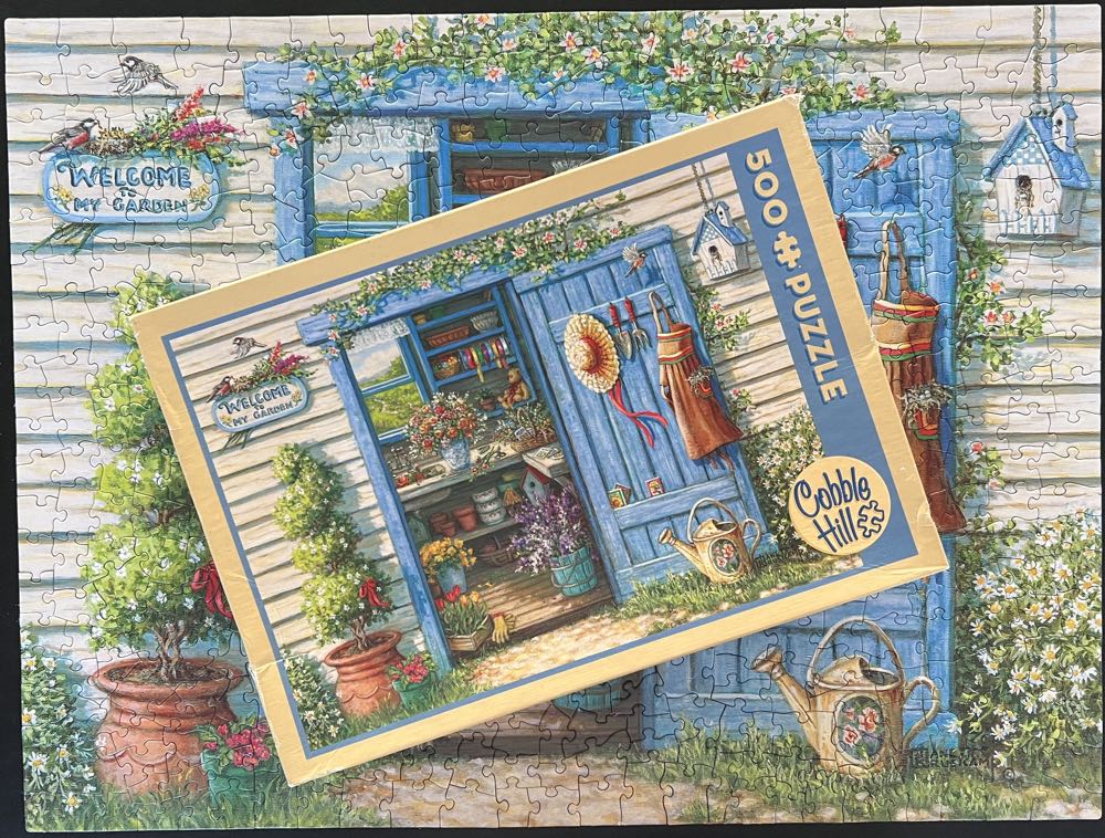 Welcome To My Garden - 419, 6/24/23 - Cobble Hill puzzle collectible [Barcode 625012520492] - Main Image 4