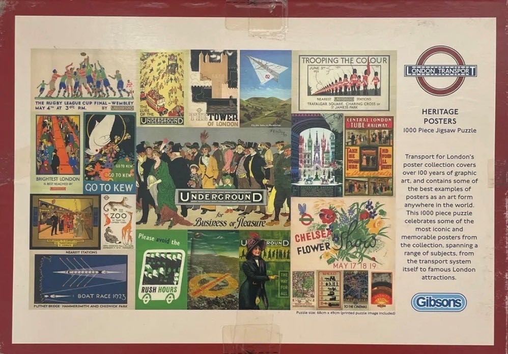Heritage Posters - Gibsons 🇬🇧 puzzle collectible [Barcode 5012269071092] - Main Image 4