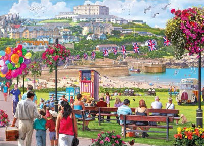 Newquay Harbour - Gibsons puzzle collectible [Barcode 5012269062212] - Main Image 2