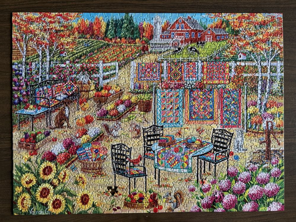 Fall Splendor - Bits And Pieces puzzle collectible [Barcode 192949063953] - Main Image 2