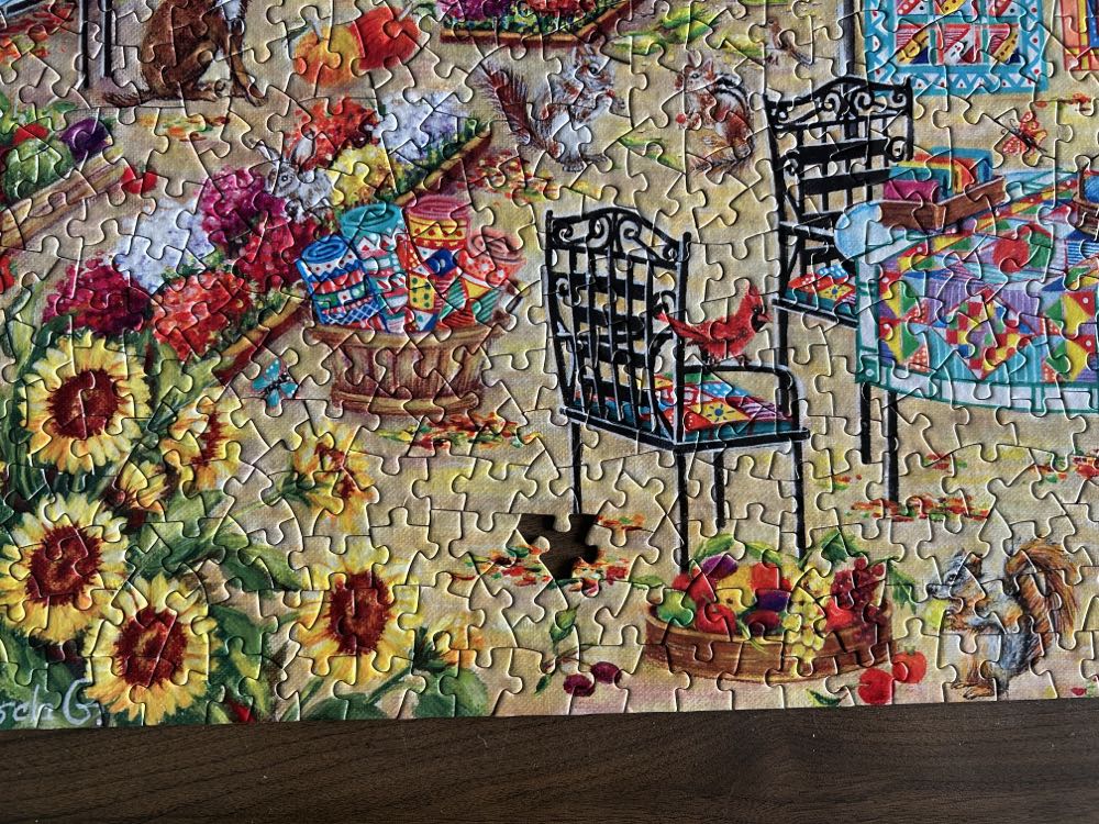 Fall Splendor - Bits And Pieces puzzle collectible [Barcode 192949063953] - Main Image 3