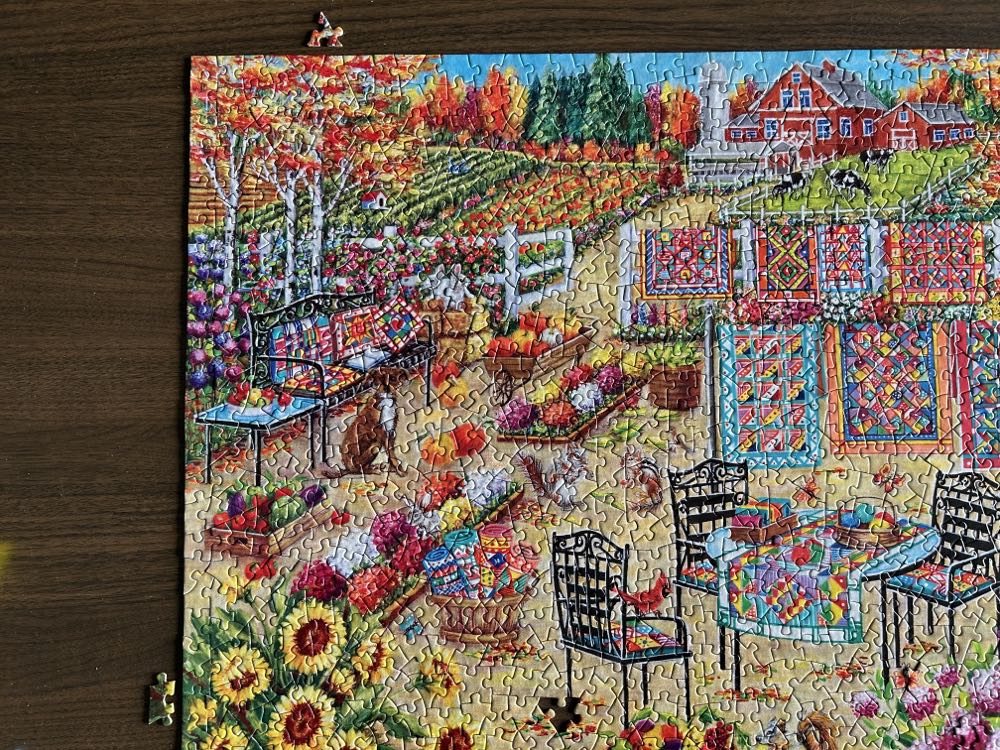 Fall Splendor - Bits And Pieces puzzle collectible [Barcode 192949063953] - Main Image 4