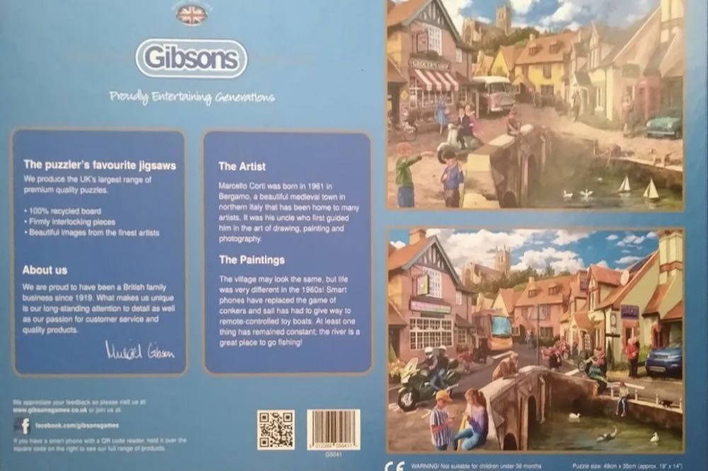 Then And Now (1 Ex Vóór JOLANDA) - Gibsons puzzle collectible [Barcode 5012269050417] - Main Image 2