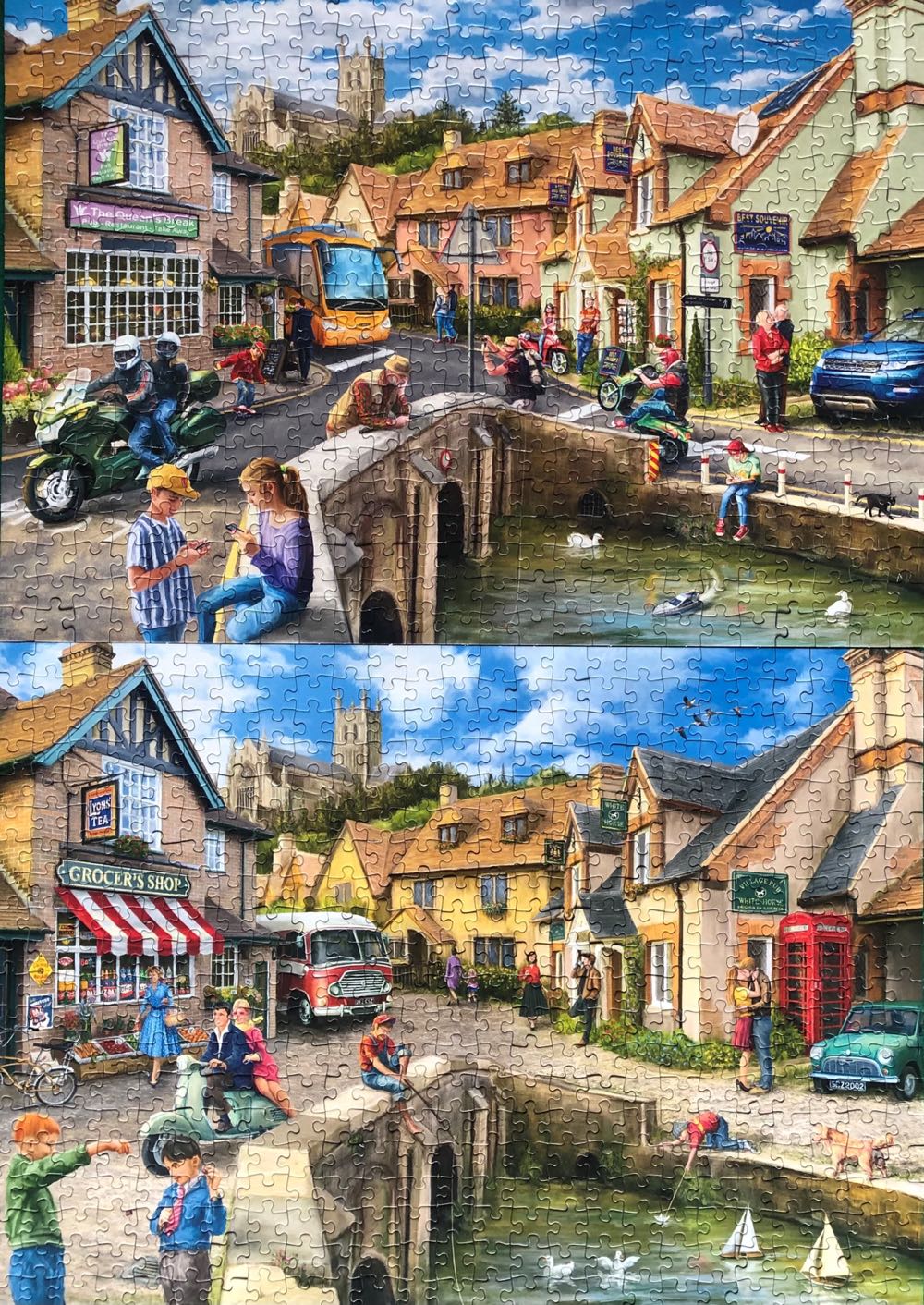 Then And Now (1 Ex Vóór JOLANDA) - Gibsons puzzle collectible [Barcode 5012269050417] - Main Image 4