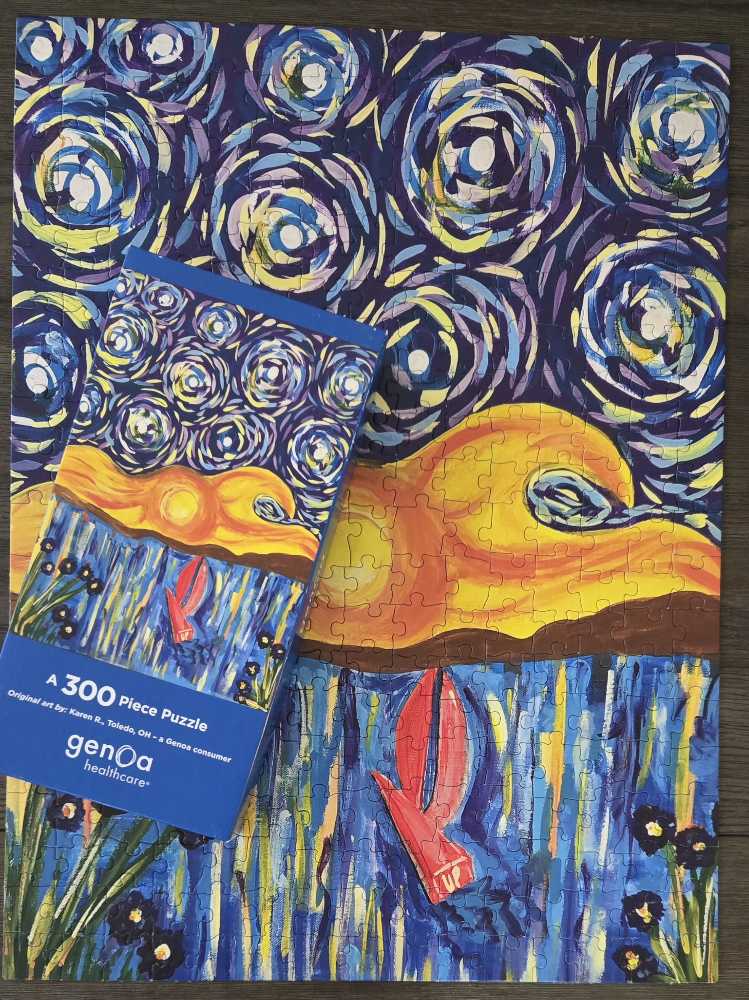 Genoa Boat And Sky - genoa healthcare puzzle collectible - Main Image 3