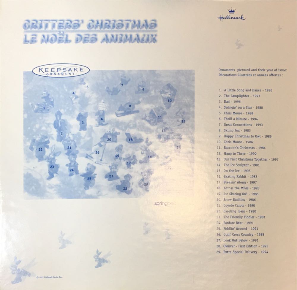 Critters’ Christmas - 864, 6/10/25 - Springbok puzzle collectible - Main Image 2