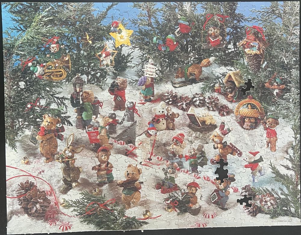 Critters’ Christmas - 864, 6/10/25 - Springbok puzzle collectible - Main Image 3