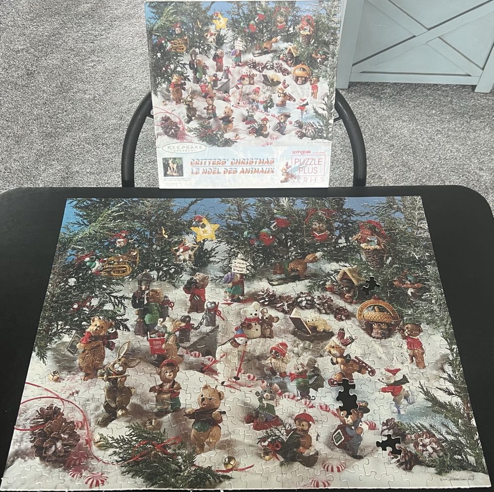 Critters’ Christmas - 864, 6/10/25 - Springbok puzzle collectible - Main Image 4
