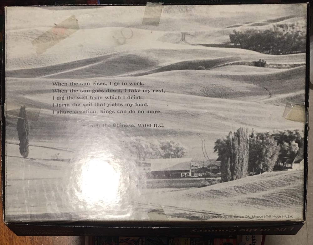 Life In The Country - Springbok puzzle collectible - Main Image 2