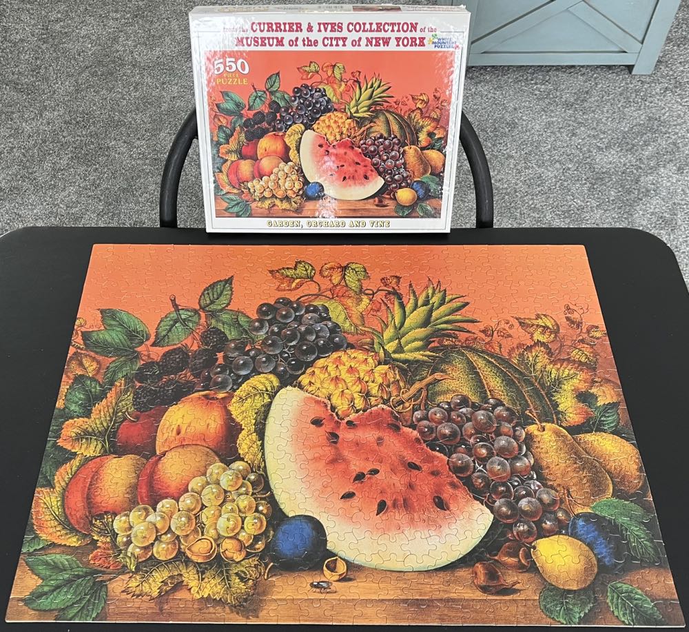 Garden, Orchard And Vine*- 359, 3/11/23-SOLD - White Mountain puzzle collectible [Barcode 724819248872] - Main Image 3