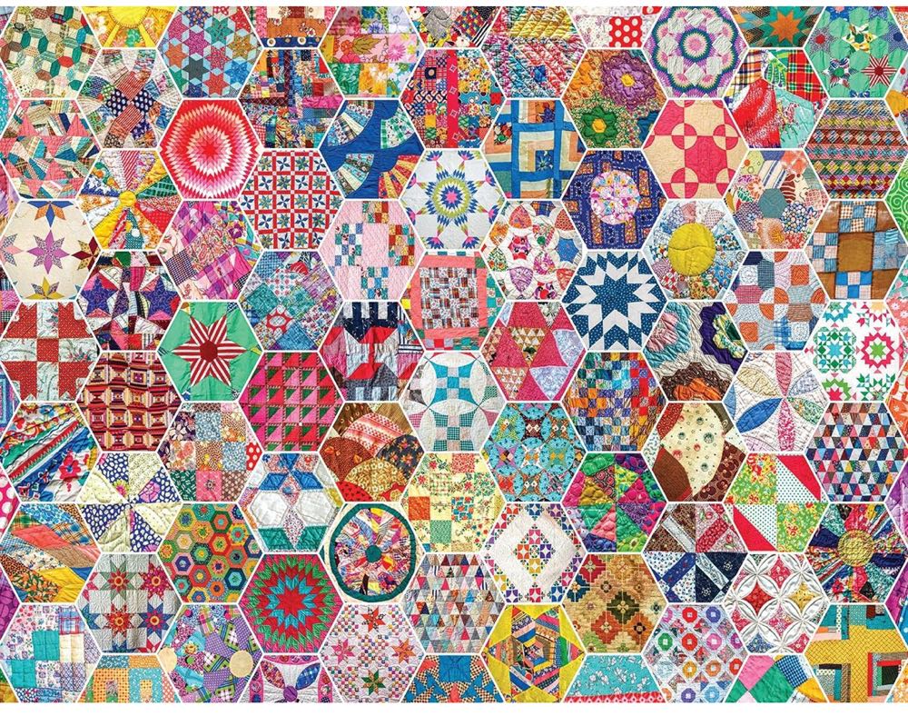 Crazy Quilts ✅ - Springbok puzzle collectible [Barcode 091683015931] - Main Image 2