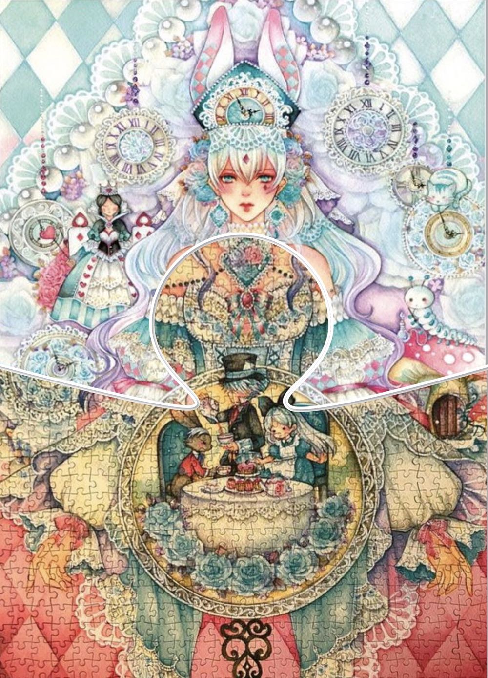 White Rabbit / Alice in Wonderland - Magnolia puzzle collectible [Barcode 8699375067484] - Main Image 4