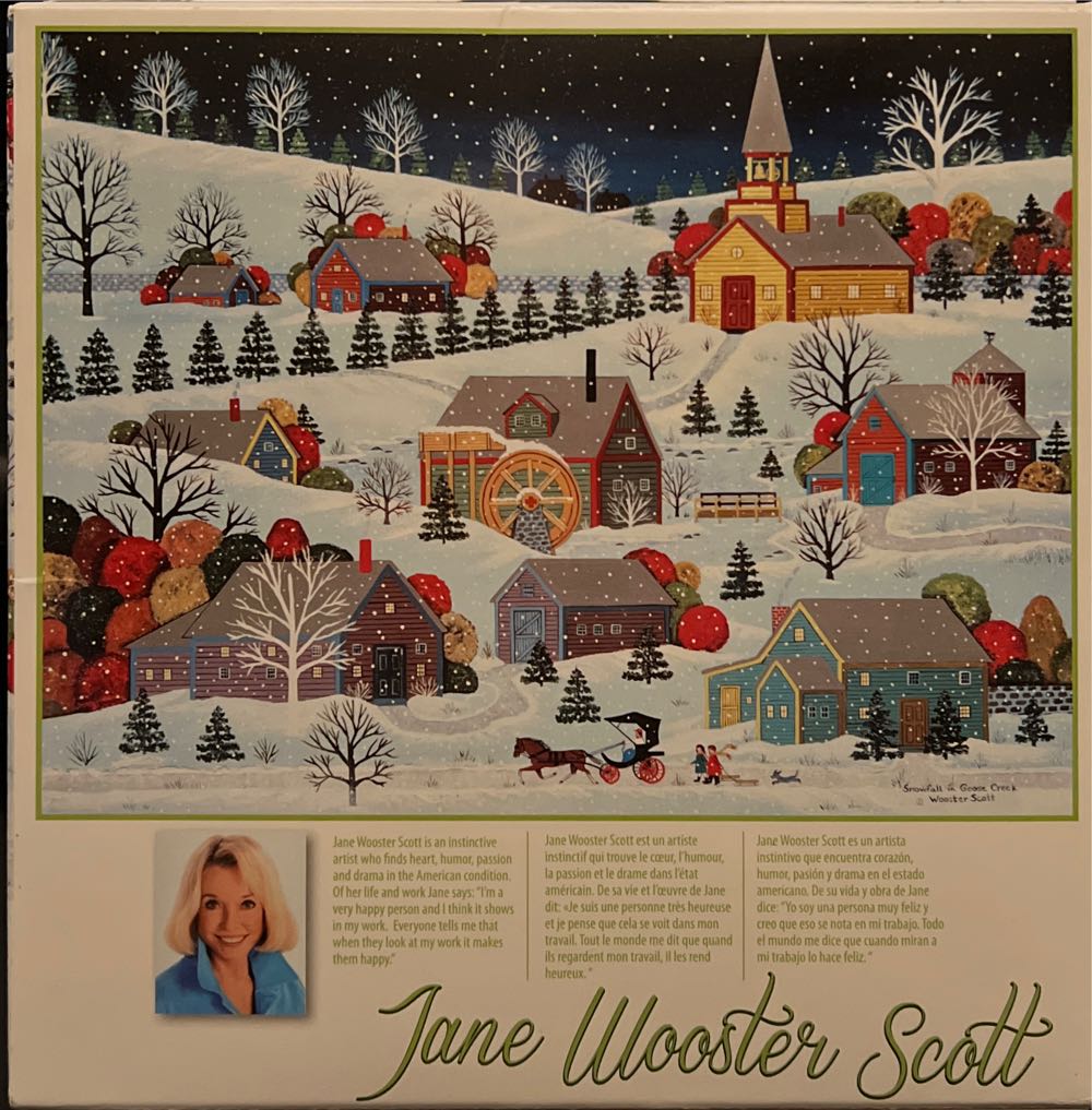 Snowfall In Goose Creek - Ceaco puzzle collectible [Barcode 021081029995] - Main Image 3