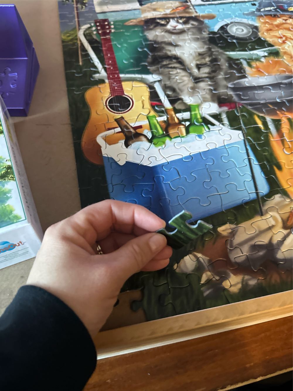 Camping Buddies  - Suns Out puzzle collectible [Barcode 706780297622] - Main Image 3