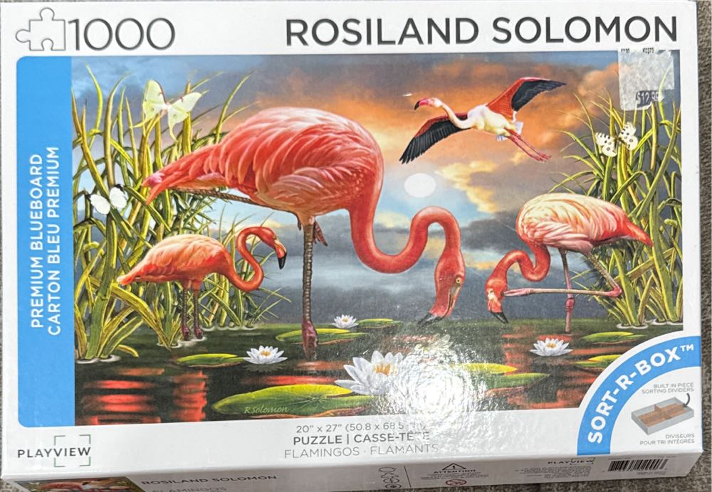 Flamingos - KI Puzzles puzzle collectible [Barcode 773392029903] - Main Image 3