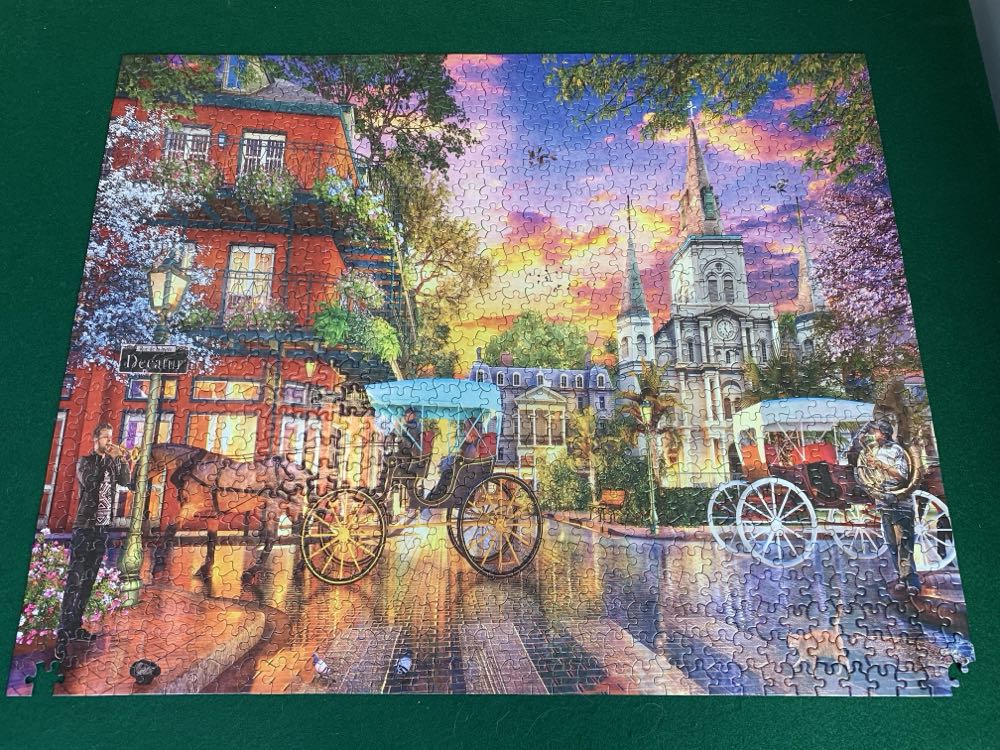Sunset In New Orleans - White Mountain puzzle collectible [Barcode 724819266159] - Main Image 3