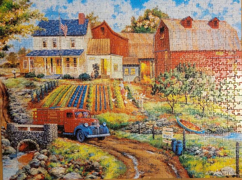 Grandma’s Garden - From Cheryl - MasterPieces puzzle collectible - Main Image 2