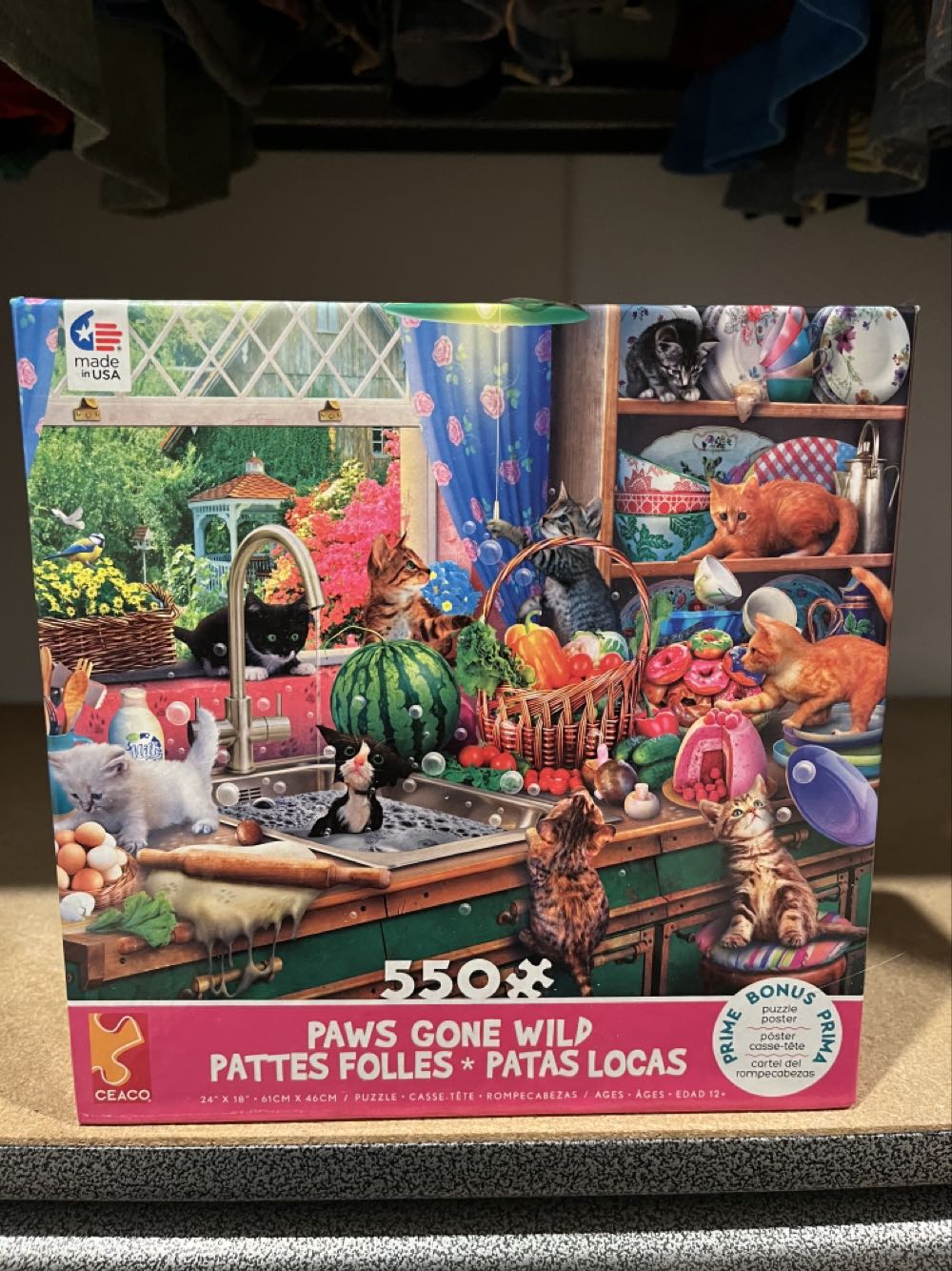 Paws Gone Wild - Ceaco puzzle collectible [Barcode 021081231985] - Main Image 1