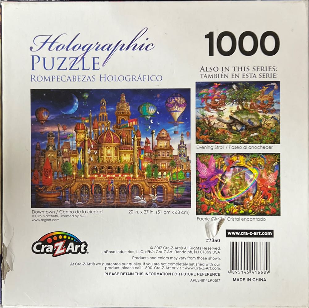 Downtown - CraZArt puzzle collectible [Barcode 4895145416689] - Main Image 2