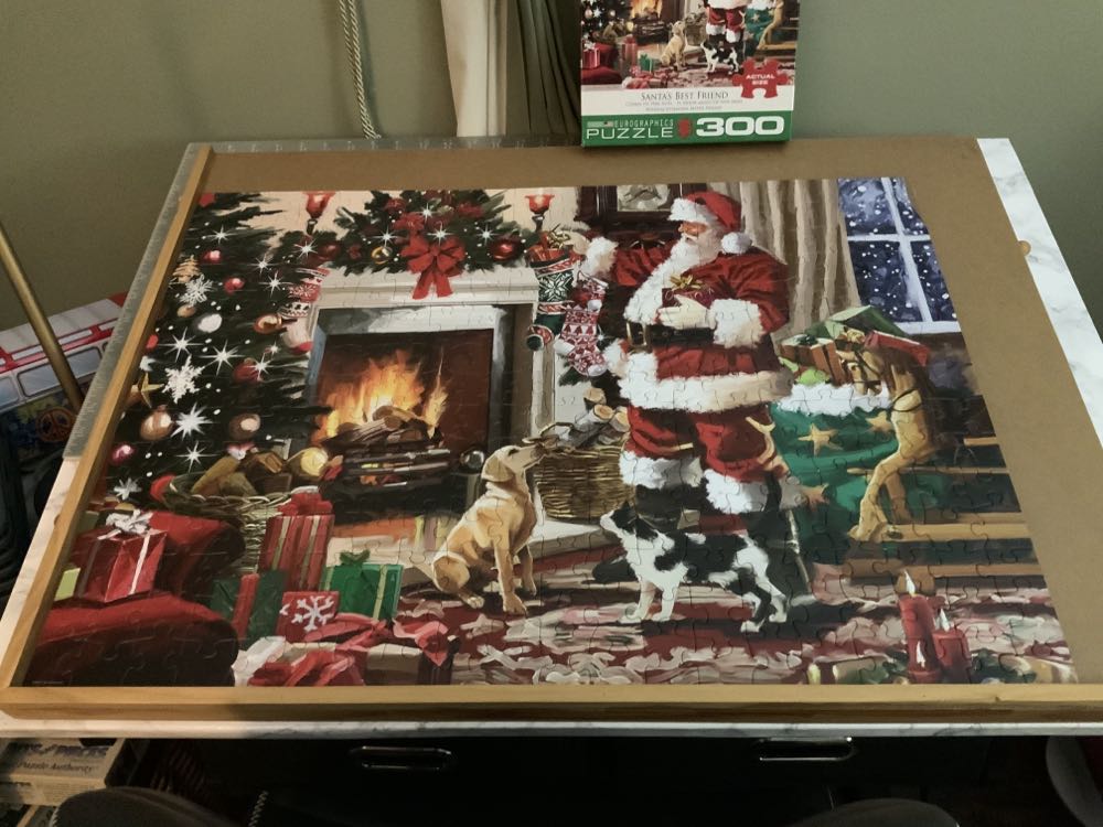 Santa’s Best Friend - Eurographics puzzle collectible [Barcode 628136353991] - Main Image 2