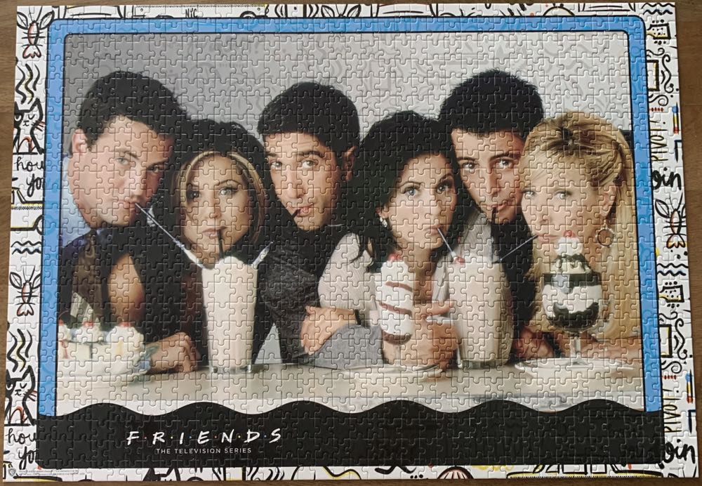Friends - Milkshake Puzzle - Winning Moves puzzle collectible [Barcode 5036905039604] - Main Image 2