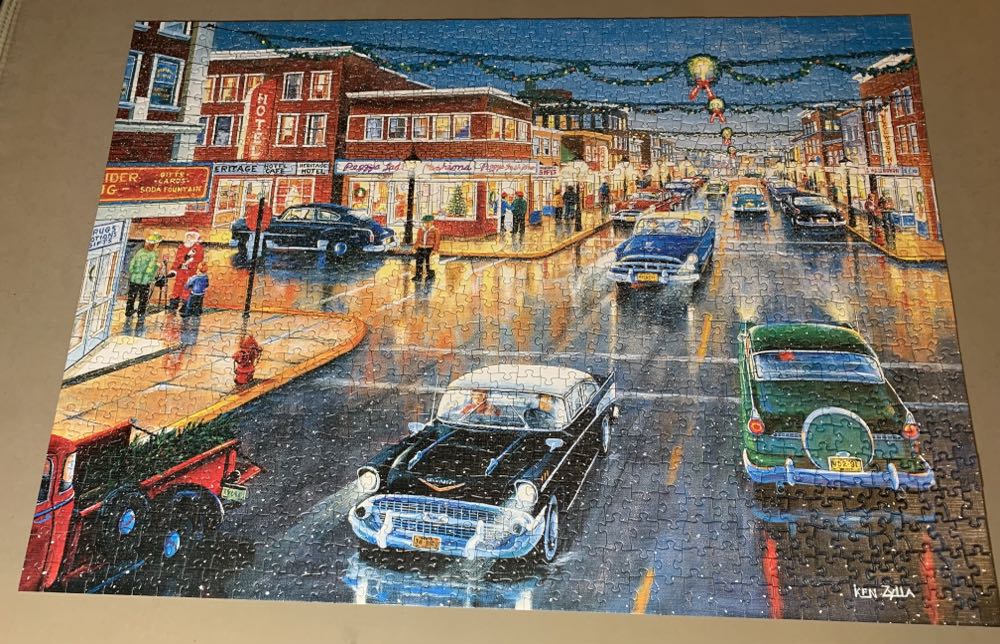Main Street In Season - Cobble Hill puzzle collectible - Main Image 2
