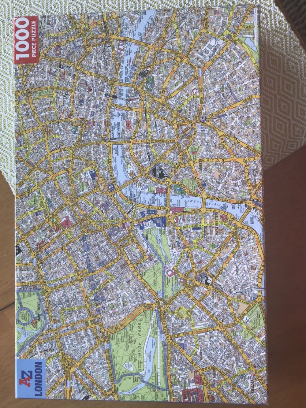 A-Z London - Robert Frederick puzzle collectible [Barcode 5051237052770] - Main Image 2