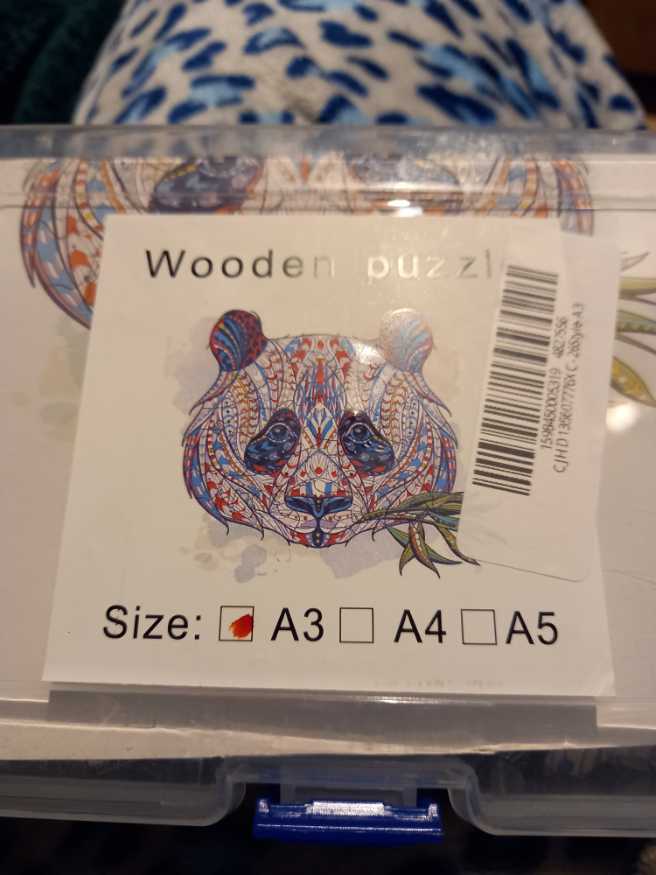 Blauwe Panda - Craft Hub puzzle collectible [Barcode 15984500053194827556] - Main Image 2