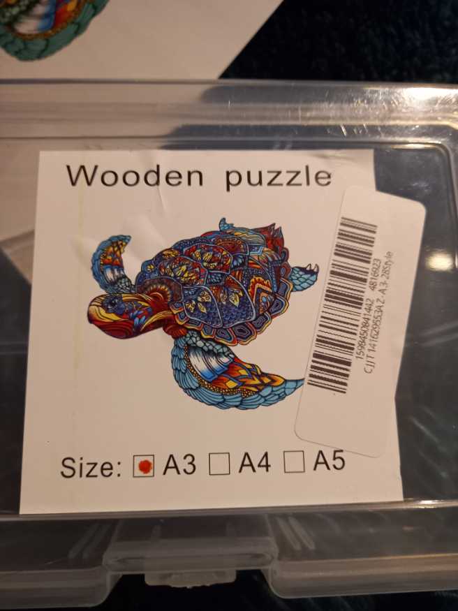 Blauwe Zeeschildpad - Craft Hub puzzle collectible [Barcode 15984508414424816923] - Main Image 2